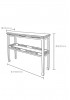Adana Console Table W100 - Peacock Blue - Last one